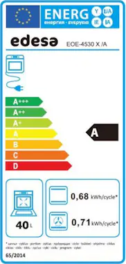 Edesa Horno Multifuncion EOE4530XA Inox Edesa Horno Multifuncion EOE4530XA Inox