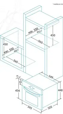 Edesa Horno Multifuncion EOE4530XA Inox Edesa Horno Multifuncion EOE4530XA Inox