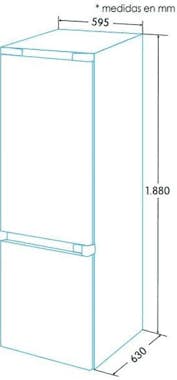 Edesa Frigorifico Combi EFC1832DNFGWH Edesa Frigorifico Combi EFC1832DNFGWH