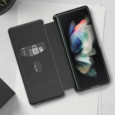 Avizar Funda Samsung Galaxy Z Fold 3 Cierre Tarjetero Cor Avizar Funda Samsung Galaxy Z Fold 3 Cierre Tarjetero Cor