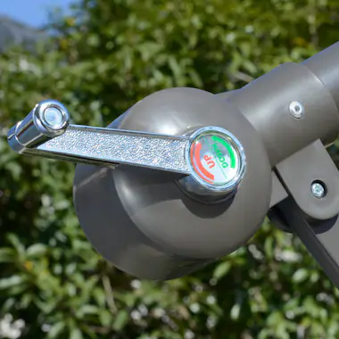 Outsunny Sombrilla de Jardín Ø267 cm Parasol Inclinable con Outsunny Sombrilla de Jardín Ø267 cm Parasol Inclinable con