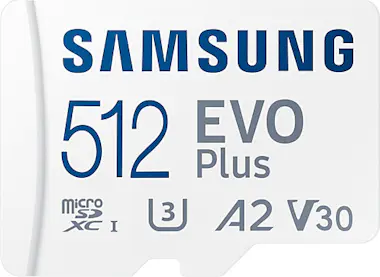 Samsung EVO Plus Tarjeta microSD 512GB (2021) Samsung EVO Plus Tarjeta microSD 512GB (2021)