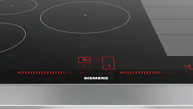 Siemens Siemens EX875LVC1E hobs Negro, Acero inoxidable In Siemens Siemens EX875LVC1E hobs Negro, Acero inoxidable In