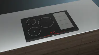 Siemens Siemens EX875LVC1E hobs Negro, Acero inoxidable In Siemens Siemens EX875LVC1E hobs Negro, Acero inoxidable In