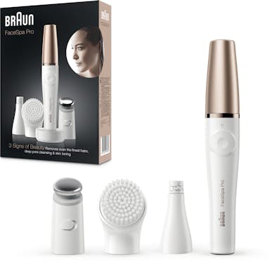 Braun Braun FaceSpa Pro 911 10 pinzas Blanco, Bronce Braun Braun FaceSpa Pro 911 10 pinzas Blanco, Bronce