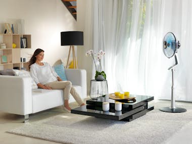 Rowenta Rowenta VU5670F0 ventilador Negro, Azul, Plata Rowenta Rowenta VU5670F0 ventilador Negro, Azul, Plata