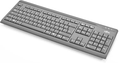 Fujitsu Fujitsu KB410 teclado USB AZERTY Francés Negro