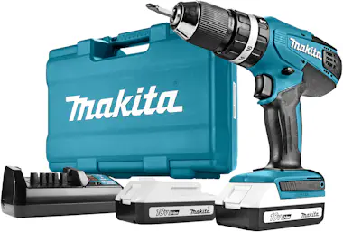 Makita Makita HP457DWE10 taladro 1,7 kg Negro, Azul Makita Makita HP457DWE10 taladro 1,7 kg Negro, Azul