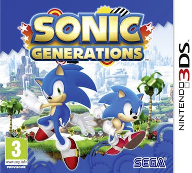 Sega SEGA Sonic Generations Inglés, Francés, Italiano N Sega SEGA Sonic Generations Inglés, Francés, Italiano N
