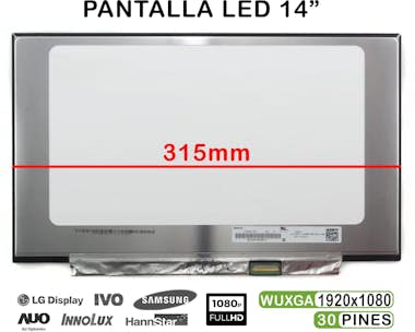 OEM PANTALLA LED DE 14"" PARA PORTÁTIL LM140LF3L OEM PANTALLA LED DE 14"" PARA PORTÁTIL LM140LF3L