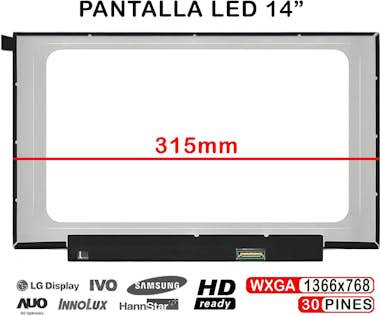 OEM PANTALLA LED DE 14"" PARA PORTÁTIL N140BGA-EA4 REV OEM PANTALLA LED DE 14"" PARA PORTÁTIL N140BGA-EA4 REV