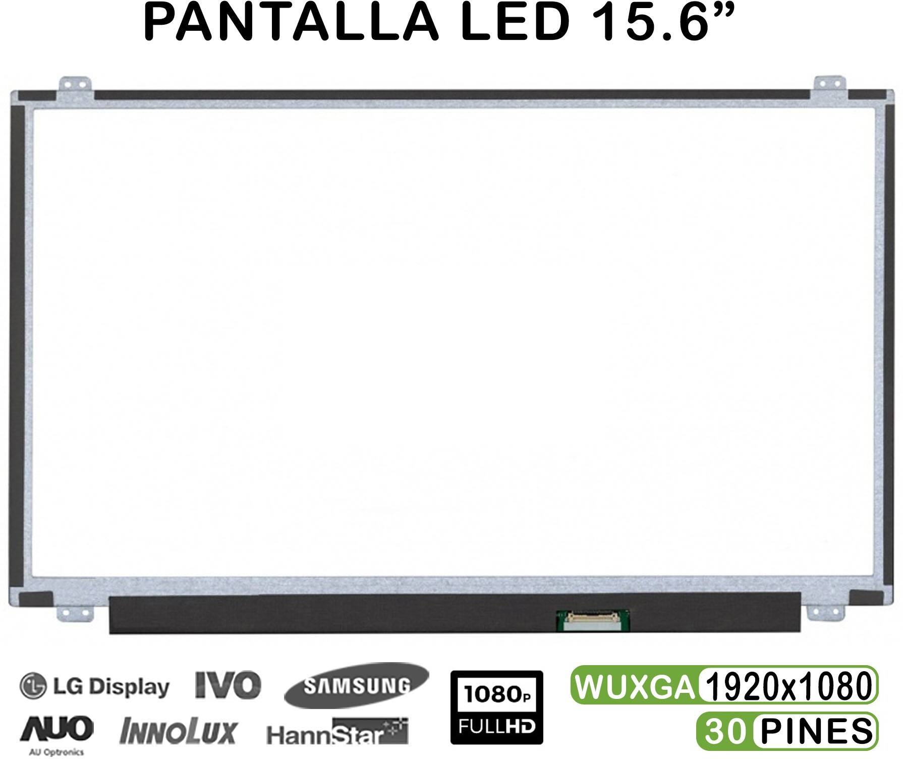 pantalla led de 156 pulgadas pulgadas para portatil fujitsu lifebook cp671928-01
