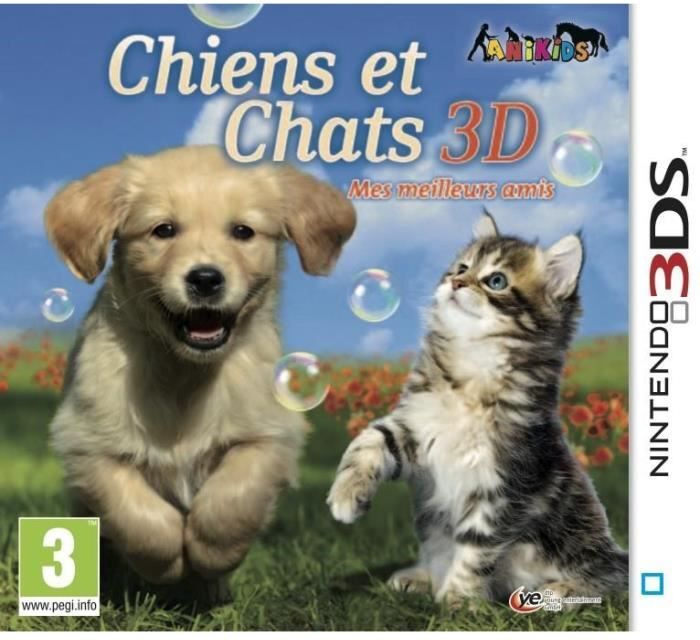 perros y gatos  juego de consola 3ds