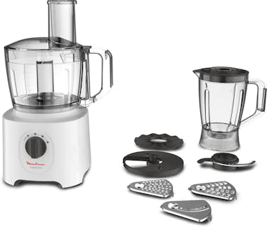 Moulinex Moulinex FP246110 robot de cocina 700 W 2,4 L Blan Moulinex Moulinex FP246110 robot de cocina 700 W 2,4 L Blan