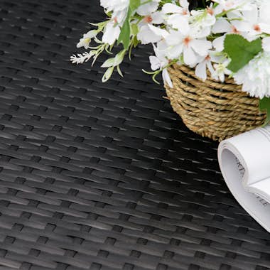 Outsunny Banco Balancín de Ratán de 2 Plazas Mecedora de Ja Outsunny Banco Balancín de Ratán de 2 Plazas Mecedora de Ja