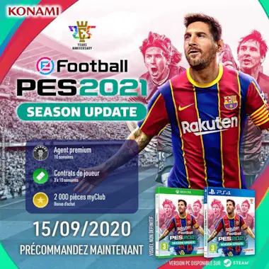 Konami eFútbol PES 2021 Xbox One Juego Konami eFútbol PES 2021 Xbox One Juego