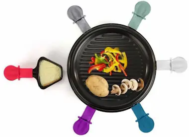 Livoo Parrilla raclette negra para 6 personas Livoo Parrilla raclette negra para 6 personas