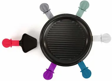 Livoo Parrilla raclette negra para 6 personas Livoo Parrilla raclette negra para 6 personas