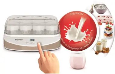 Moulinex MOULINEX YG233A10 Yogurteo Family Yogurtera 12 bot Moulinex MOULINEX YG233A10 Yogurteo Family Yogurtera 12 bot