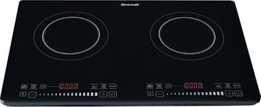 Brandt Placa de inducción BRANDT Slim 2 fuegos - 3400W Brandt Placa de inducción BRANDT Slim 2 fuegos - 3400W