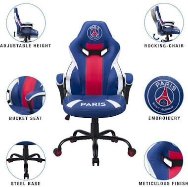SUBSONIC Asiento Gaming - - Paris Saint Germain (PSG) - Mod SUBSONIC Asiento Gaming - - Paris Saint Germain (PSG) - Mod
