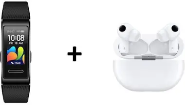 Huawei HUAWEI FREEBUDS PRO BLANCO + BANDA 4 PRO NEGRO Huawei HUAWEI FREEBUDS PRO BLANCO + BANDA 4 PRO NEGRO