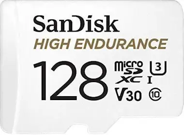 SanDisk Tarjeta microSDHC HIGH ENDURANCE de 128 GB + adapt SanDisk Tarjeta microSDHC HIGH ENDURANCE de 128 GB + adapt