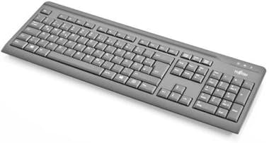 Fujitsu KB410, Estándar, USB, Negro