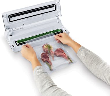 Foodsaver FoodSaver VS0100X sellador al vacío Plata, Blanco Foodsaver FoodSaver VS0100X sellador al vacío Plata, Blanco