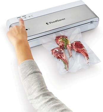 Foodsaver FoodSaver VS0100X sellador al vacío Plata, Blanco Foodsaver FoodSaver VS0100X sellador al vacío Plata, Blanco