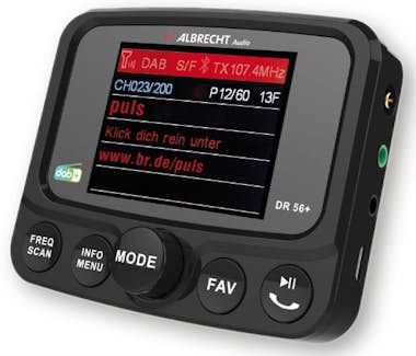 Albrecht Albrecht DR 56+ DAB+ Coche Digital Negro Albrecht Albrecht DR 56+ DAB+ Coche Digital Negro