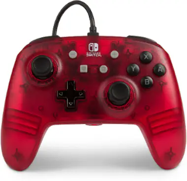 PowerA PowerA 1513053 Rojo, Translúcido USB Gamepad Analó PowerA PowerA 1513053 Rojo, Translúcido USB Gamepad Analó