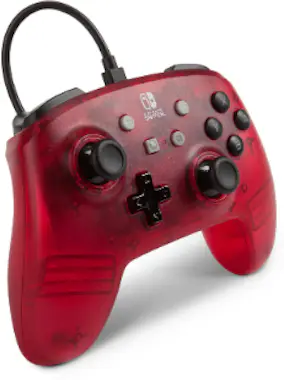 PowerA PowerA 1513053 Rojo, Translúcido USB Gamepad Analó PowerA PowerA 1513053 Rojo, Translúcido USB Gamepad Analó