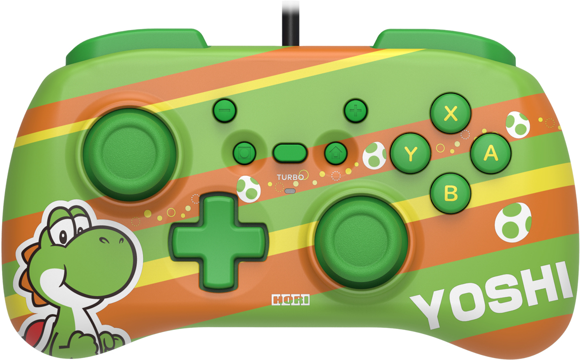 hori horipad mini verde naranja usb gamepad analogicodigital nintendo switch