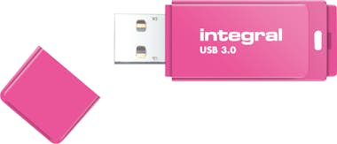 Integral Integral 64GB USB3.0 DRIVE NEON PINK UP TO R-100 W Integral Integral 64GB USB3.0 DRIVE NEON PINK UP TO R-100 W