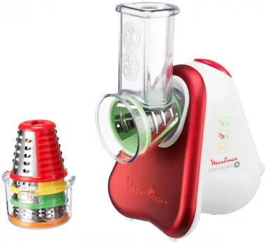 Moulinex Moulinex Fresh Express + rallador eléctrico Rojo, Moulinex Moulinex Fresh Express + rallador eléctrico Rojo,