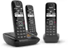 Gigaset Gigaset AS690A Trio Teléfono DECT/analógico Negro Gigaset Gigaset AS690A Trio Teléfono DECT/analógico Negro