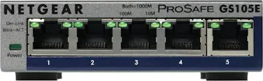Netgear Netgear GS105E-200PES switch Gestionado L2/L3 Giga Netgear Netgear GS105E-200PES switch Gestionado L2/L3 Giga