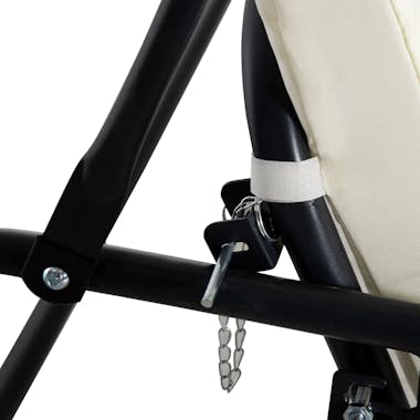 Outsunny Columpio Balancín Jardín de 3 Plazas Convertible e Outsunny Columpio Balancín Jardín de 3 Plazas Convertible e