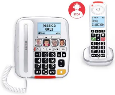 Swissvoice Teléfono fijo Xtra 3355 combo Swissvoice Teléfono fijo Xtra 3355 combo