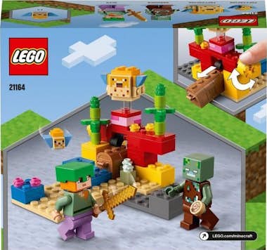 Lego Minecraft ™ 21164 Coral Reef Building Lego Minecraft ™ 21164 Coral Reef Building
