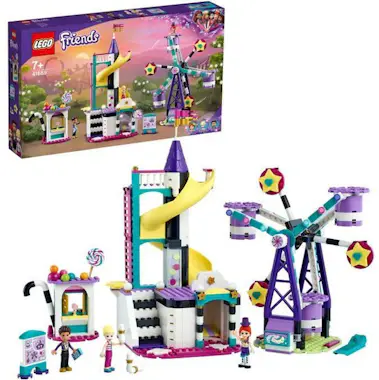 Lego 41689 Friends noria mágica y tobogán, parque de at Lego 41689 Friends noria mágica y tobogán, parque de at