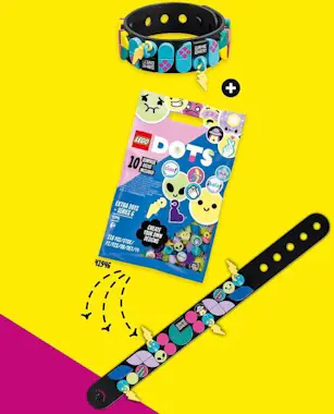 Lego 41943 DOTS Pulsera Gamer con Amuleto de la Suerte Lego 41943 DOTS Pulsera Gamer con Amuleto de la Suerte