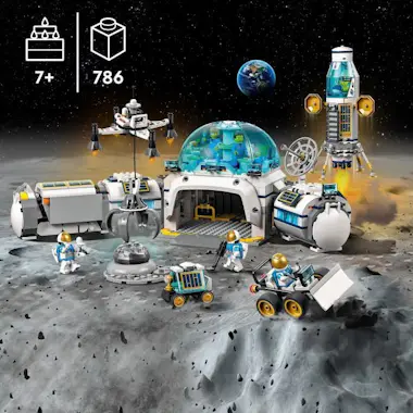 Lego 60350 City The Lunar Research Base, módulo lunar Lego 60350 City The Lunar Research Base, módulo lunar