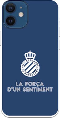 La Casa de las Carcasas Funda para iPhone 12 Mini del RCD Espanyol Escudo La Casa de las Carcasas Funda para iPhone 12 Mini del RCD Espanyol Escudo
