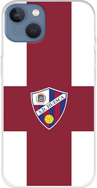 La Casa de las Carcasas Funda para iPhone 13 del Huesca Bandas Rojas - Lic La Casa de las Carcasas Funda para iPhone 13 del Huesca Bandas Rojas - Lic