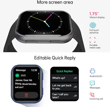 deeprio Reloj Smartwatch Deeprio Vidaa Max (Negro) deeprio Reloj Smartwatch Deeprio Vidaa Max (Negro)