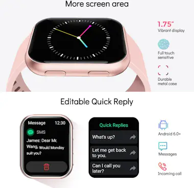 deeprio Reloj Smartwatch Deeprio Vidaa Max (Rosa) deeprio Reloj Smartwatch Deeprio Vidaa Max (Rosa)