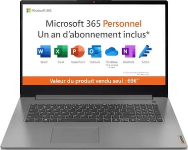 Lenovo Lenovo IdeaPad 3 Portátil 43,9 cm (17.3"") HD+ Int Lenovo Lenovo IdeaPad 3 Portátil 43,9 cm (17.3"") HD+ Int