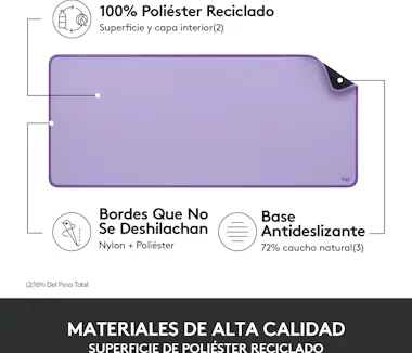 Logitech Logitech Desk Mat Studio Series Lavanda Logitech Logitech Desk Mat Studio Series Lavanda